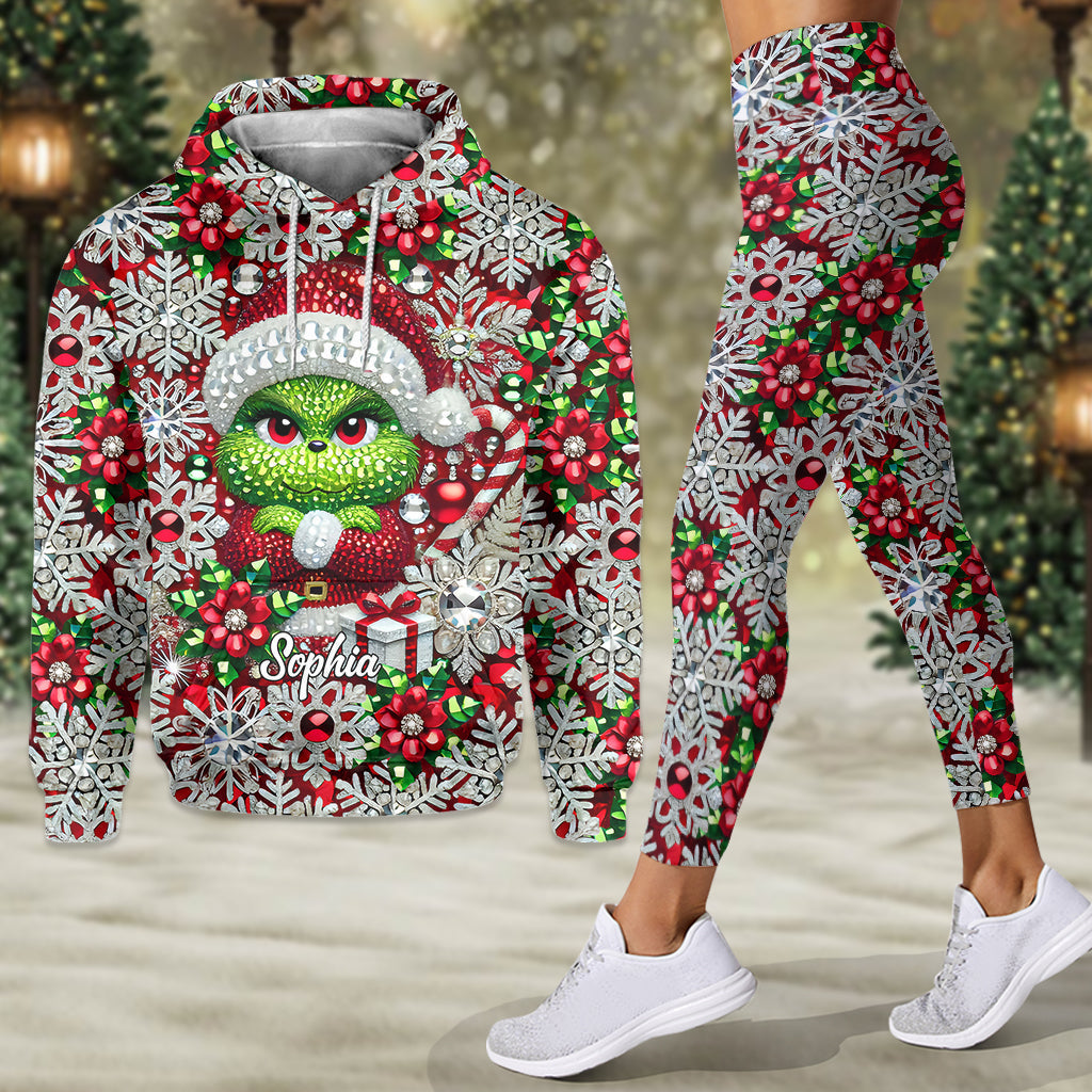 Merry Grinchmas - Personalized Stole Christmas Hoodie and Leggings