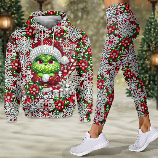 Merry Grinchmas - Personalized Stole Christmas Hoodie and Leggings