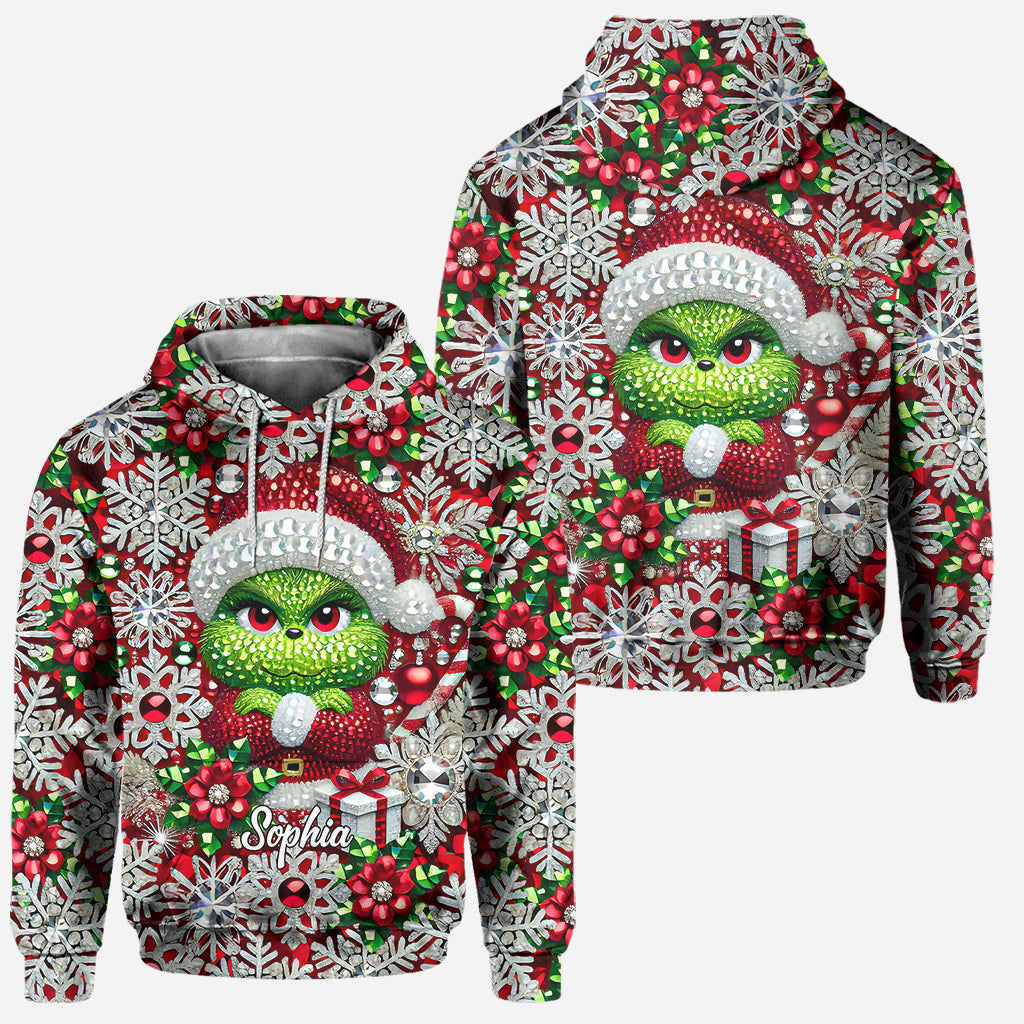 Merry Grinchmas - Personalized Stole Christmas Hoodie and Leggings