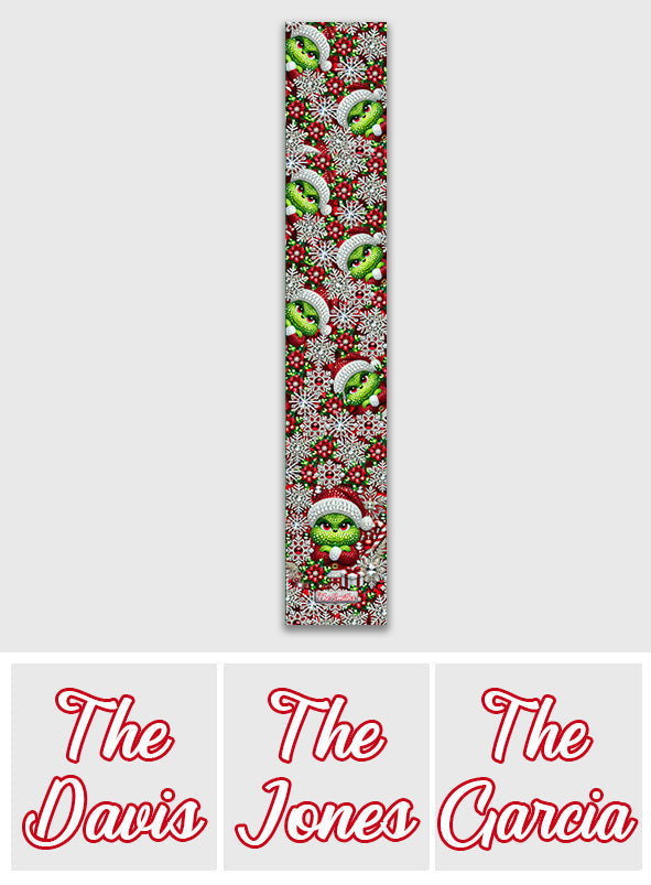 Merry Grinchmas - Personalized Stole Christmas Table Runner