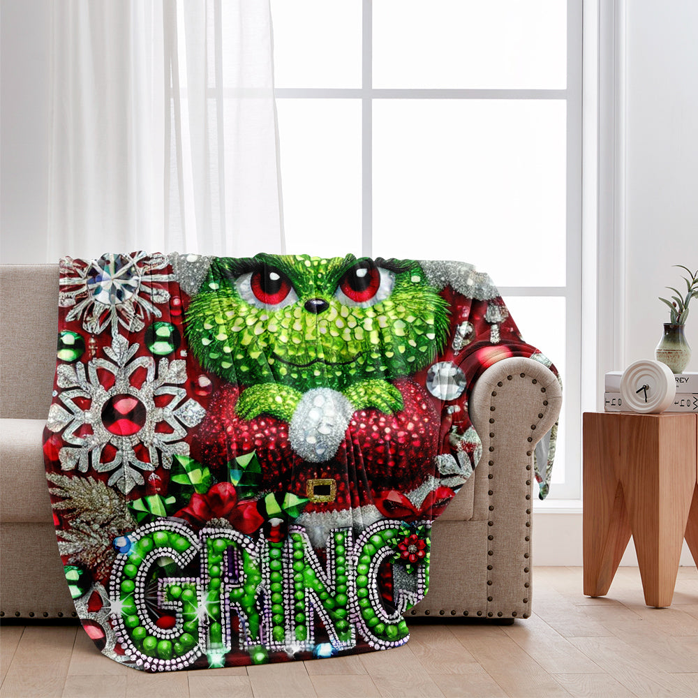 Joyeux Grinchmas - Étole de Noël personnalisée
