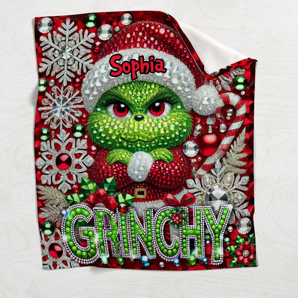 Joyeux Grinchmas - Étole de Noël personnalisée