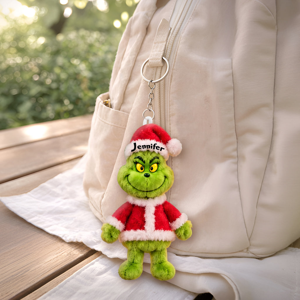 It's Time - Personalized Stole Christmas Tumbler With Plush Charm