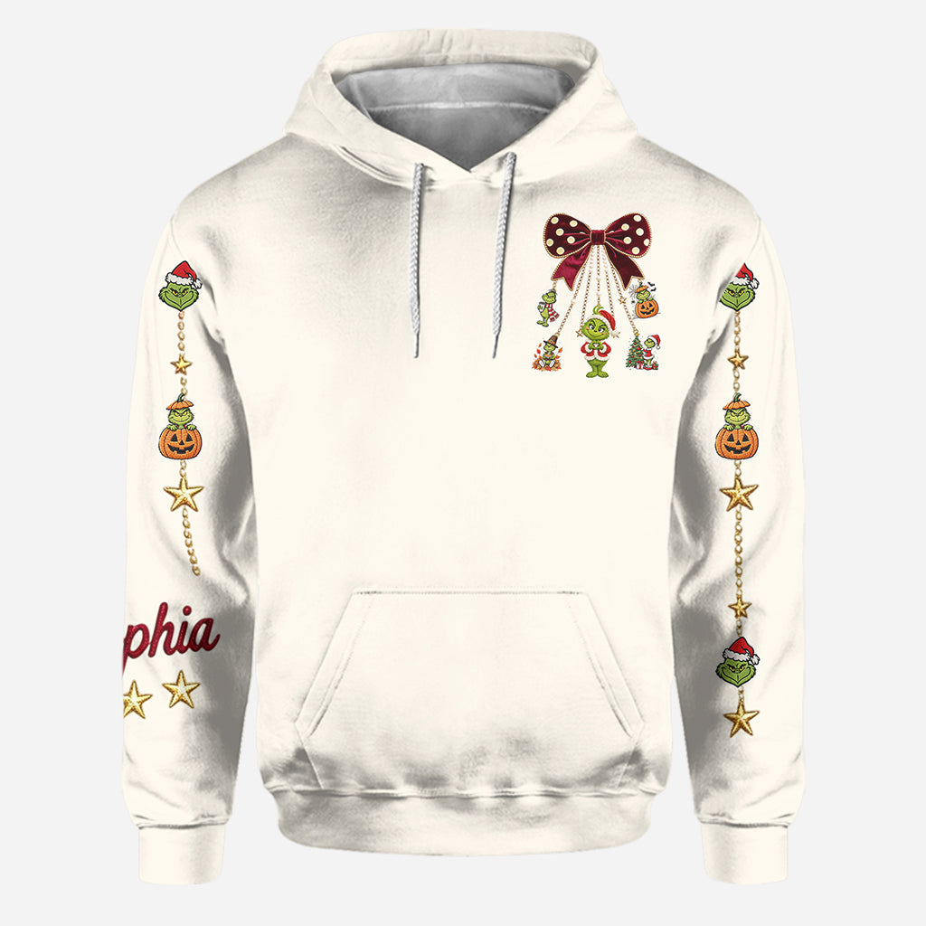 Merry Christmas - Personalized Stole Christmas Hoodie and Leggings