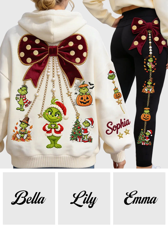 Merry Christmas - Personalized Stole Christmas Hoodie and Leggings
