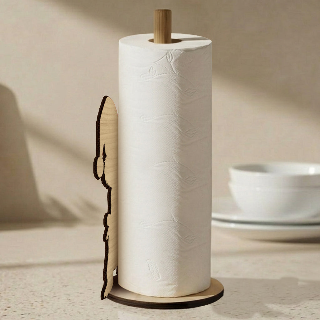 The Cookies Aren't Gonna Bake Themselves - Personalized Stole Christmas Paper Towel Stand