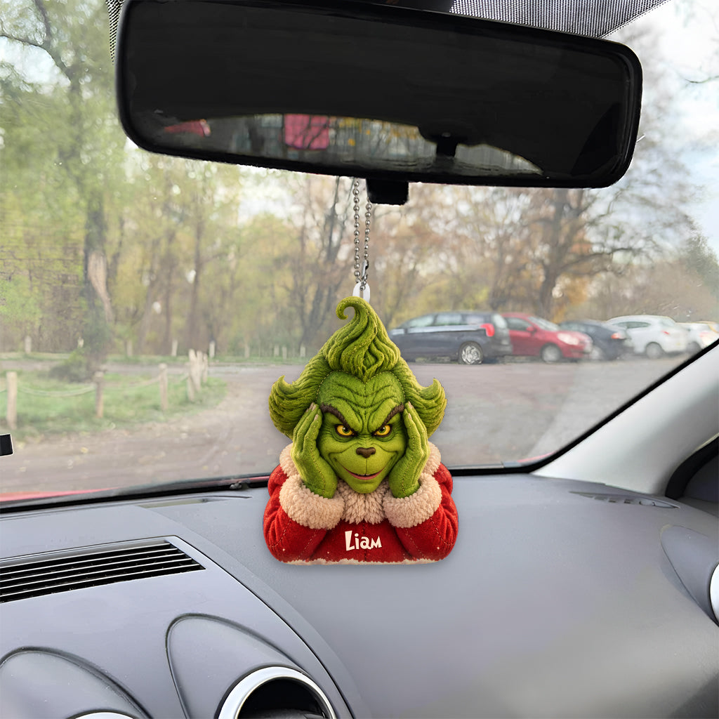 Funny Christmas - Personalized Stole Christmas Plush Keychain