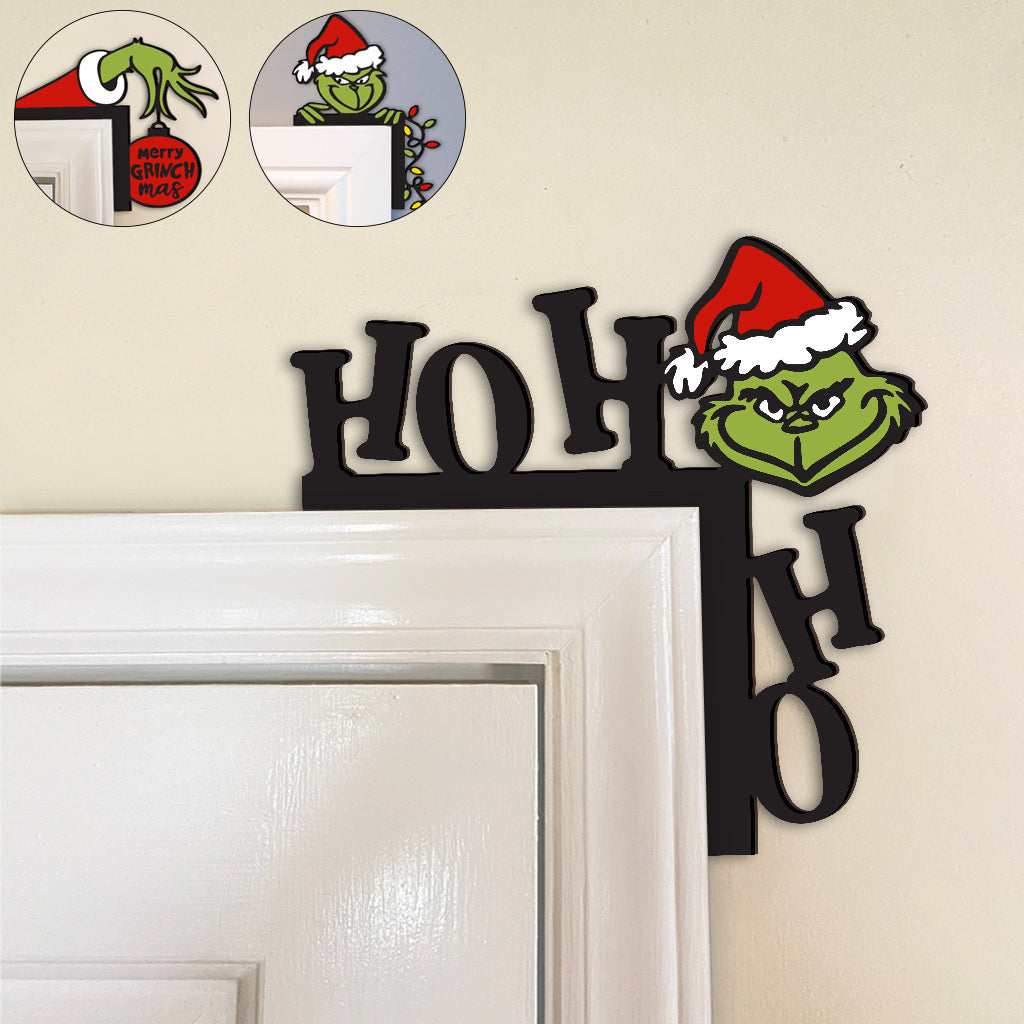 Ho Ho Ho – Personalisierte Stola als Weihnachtsdekoration für den Türrahmen