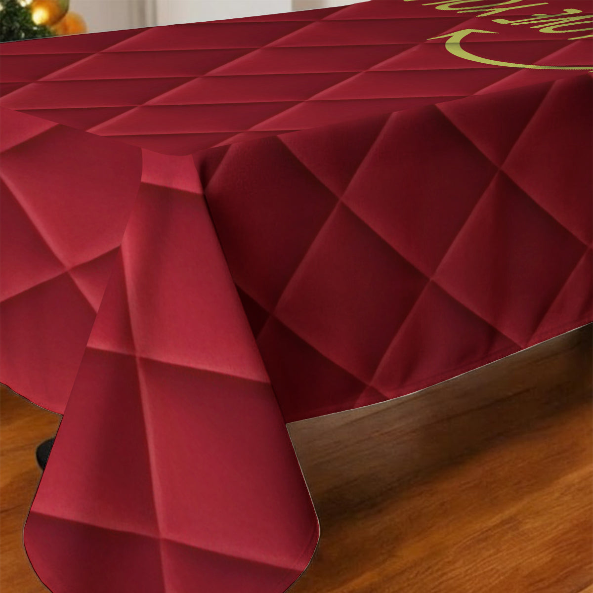 Ich liebe dich – Personalisierte Stola-Tischdecke für Weihnachten
