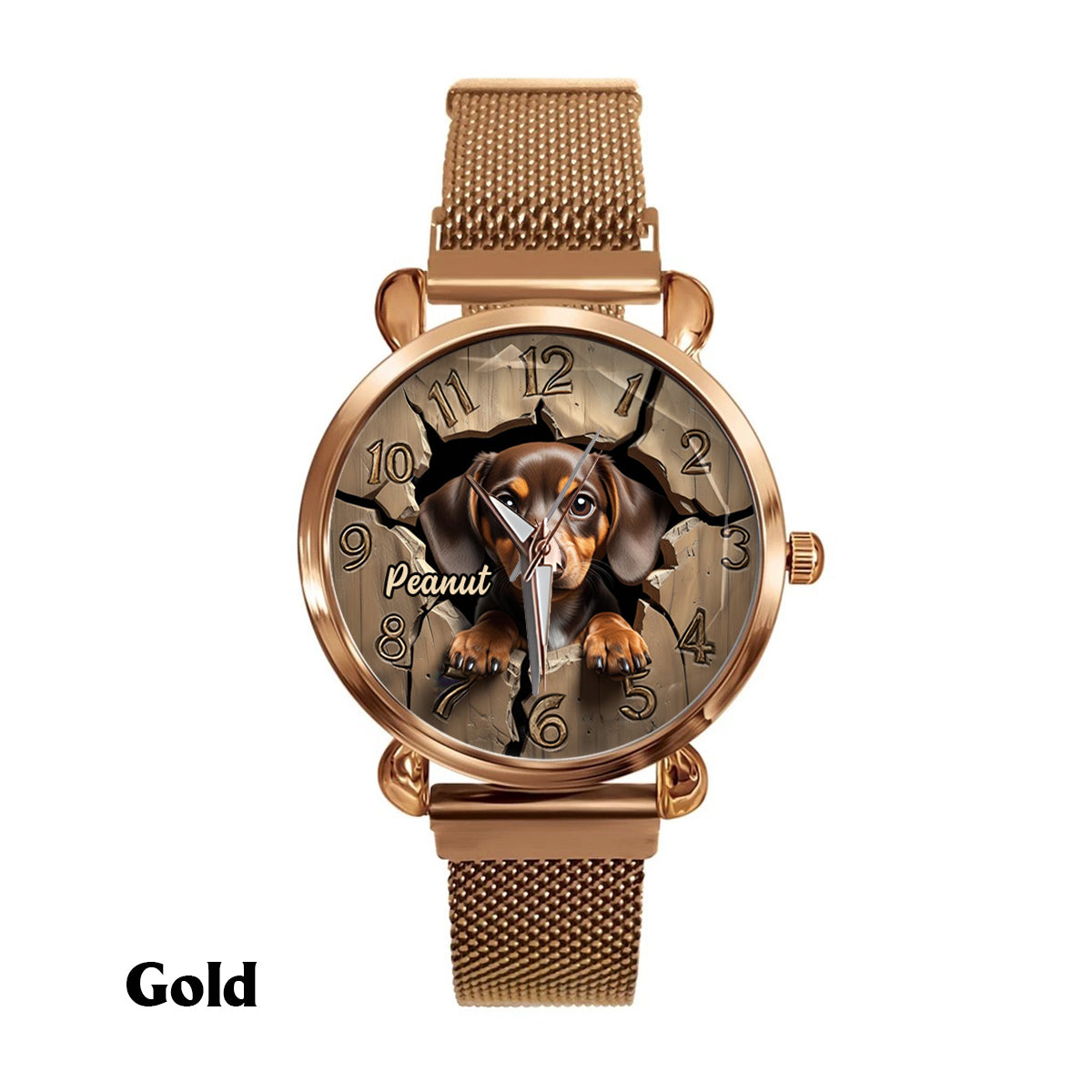 Dachshund Lover - Personalized Dog Women Hand Watch