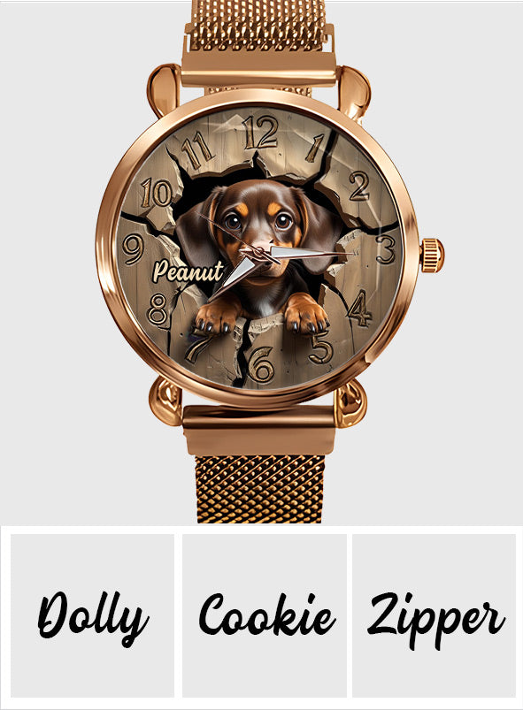 Dachshund Lover - Personalized Dog Women Hand Watch