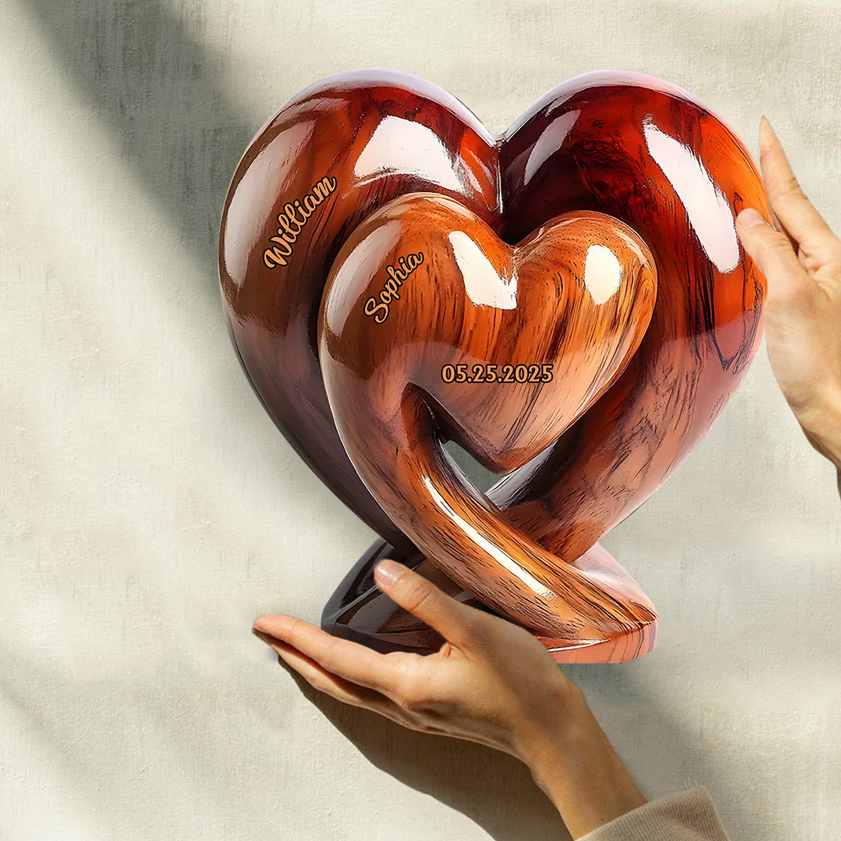 You And Me We Got This - Personalized Couple Custom Shaped Wood Plaque