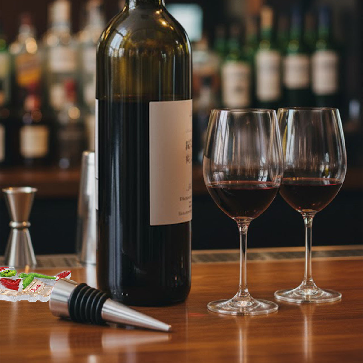 Grinchmas Pooping - Personalized Stole Christmas Bottle Stopper