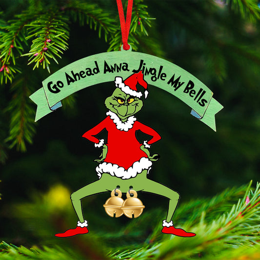 Jingle My Bells – Personalisierte Stola als Weihnachtsschmuck mit Anhänger