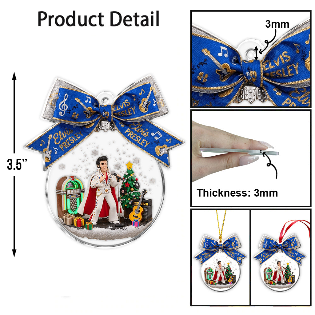 The King Of Rock N' Roll - Personalized King of Rock and Roll Ornament