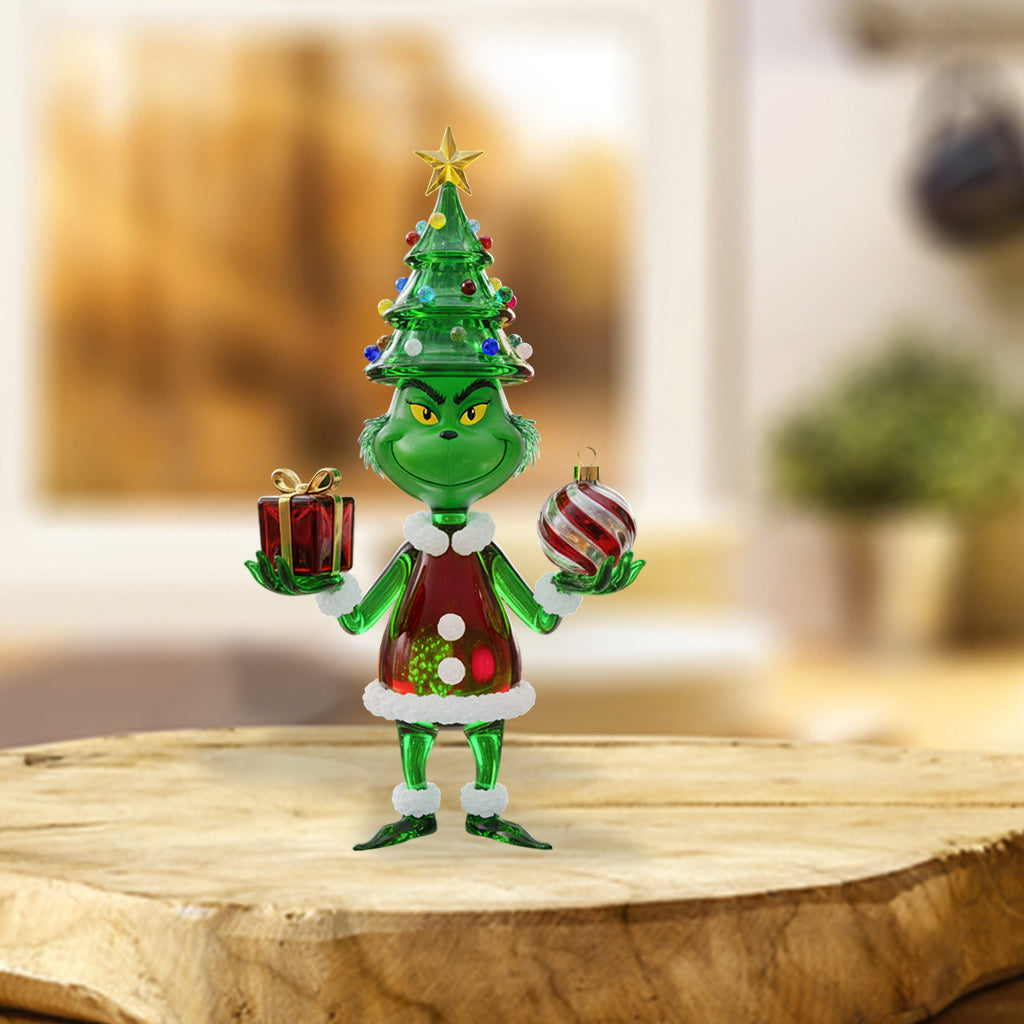 Green Monster - Étole de Noël personnalisée avec n'importe quel nom - Plaque acrylique sur mesure