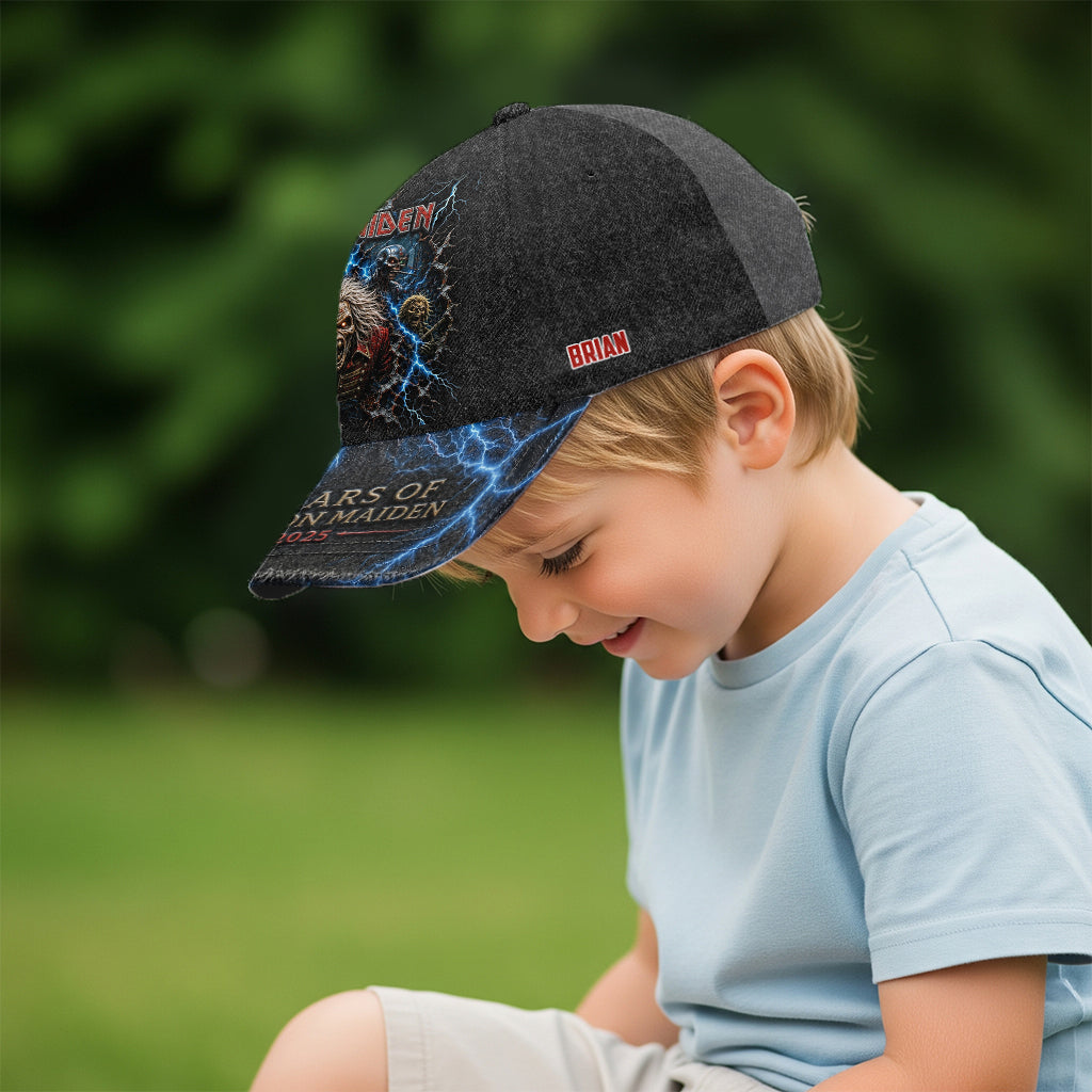 Rock Fans Gift Idea, Iron Rock Band - Personalized Music Band Classic Cap