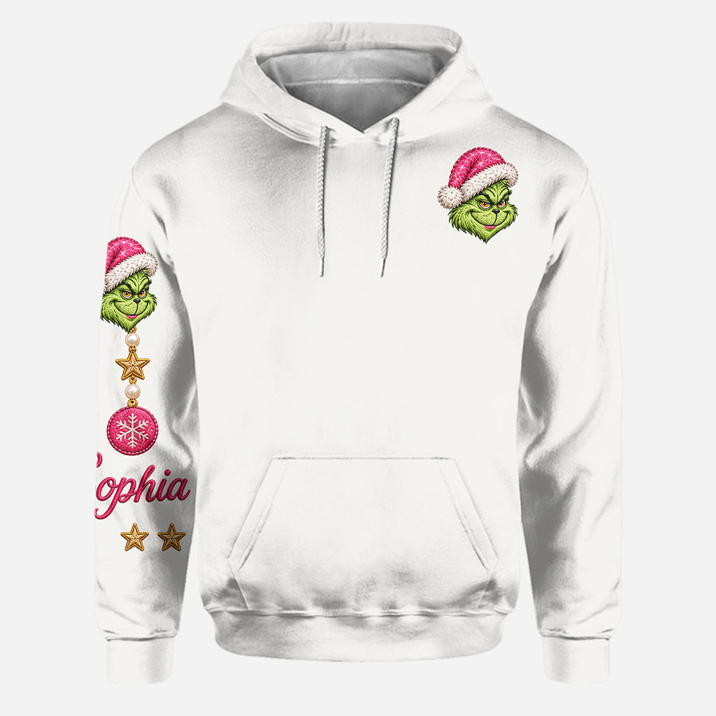 Merry Grinchmas - Personalized Stole Christmas Hoodie and Leggings