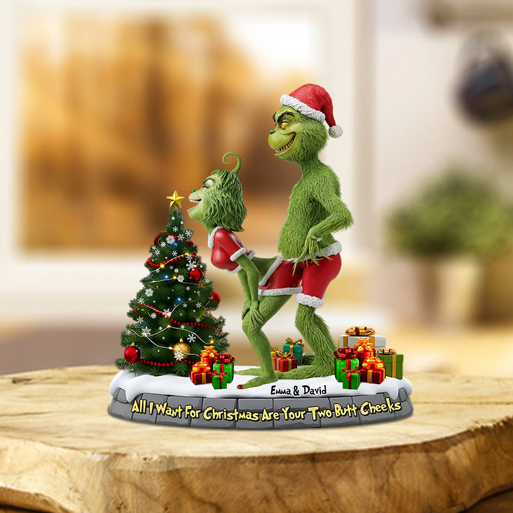 Tout ce que je veux pour Noël - Étole de Noël personnalisée, plaque acrylique sur mesure