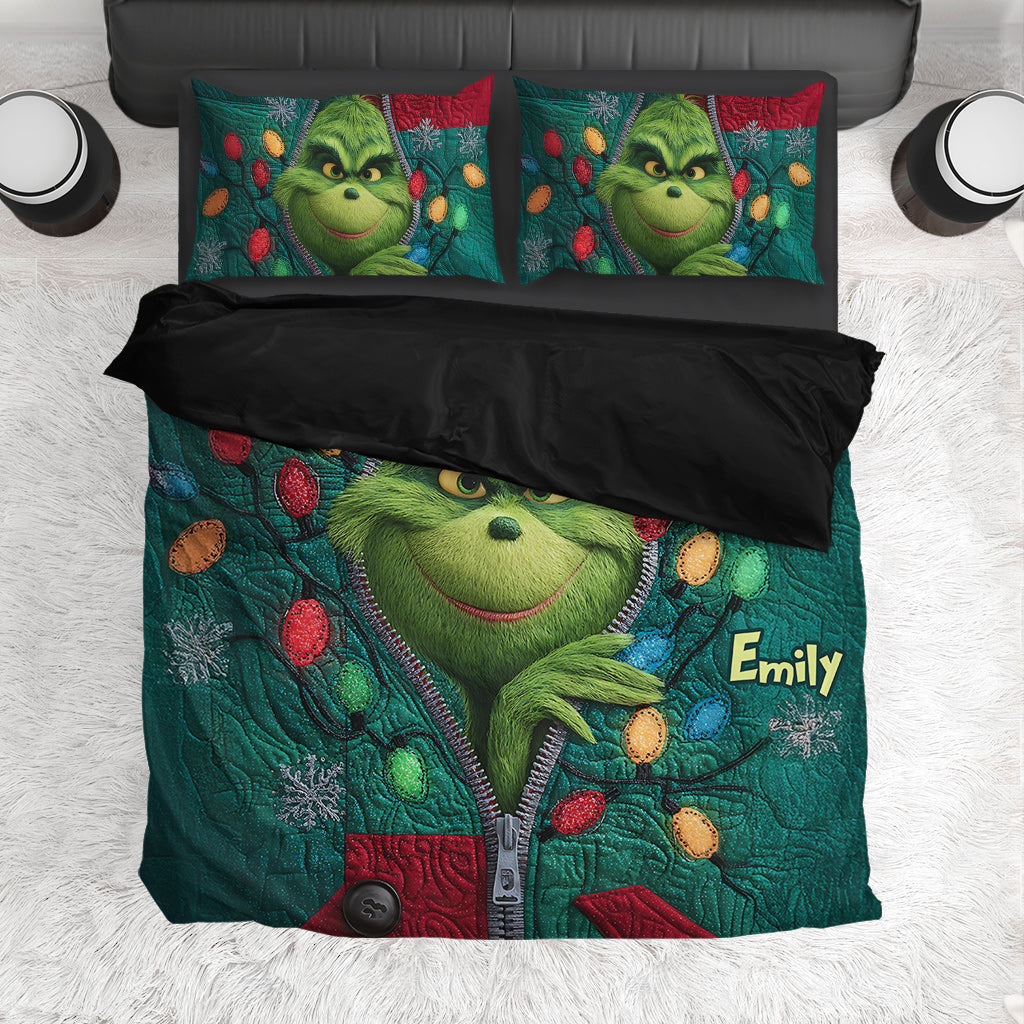 Ew People - Personalized Stole Christmas Bedding Set