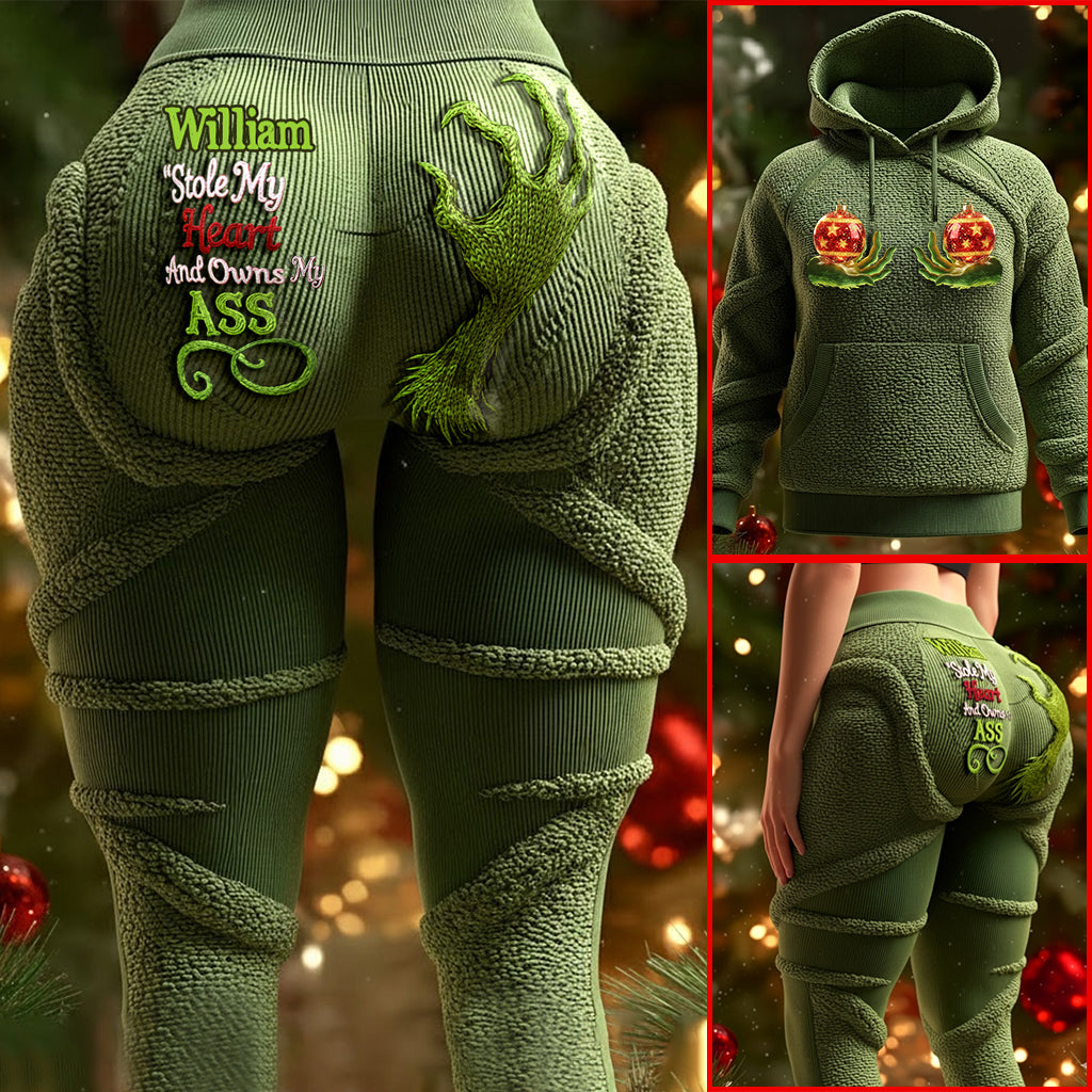 Stole My Heart - Personalized Stole Christmas Hoodie and Leggings