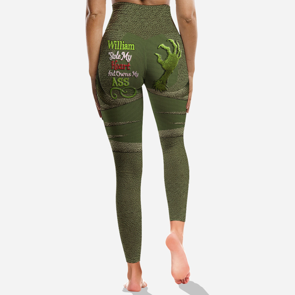 Stole My Heart - Personalized Stole Christmas Hoodie and Leggings