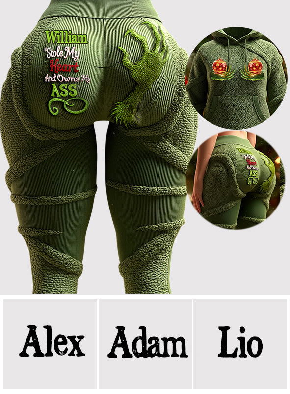 Stole My Heart - Personalized Stole Christmas Hoodie and Leggings