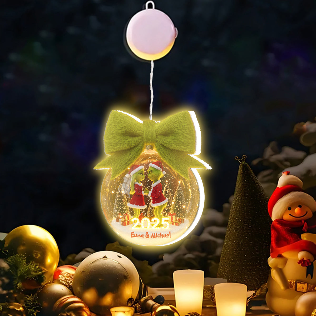 „Du und ich, wir schaffen das“ – Personalisierte Stola mit LED-Lichterkette