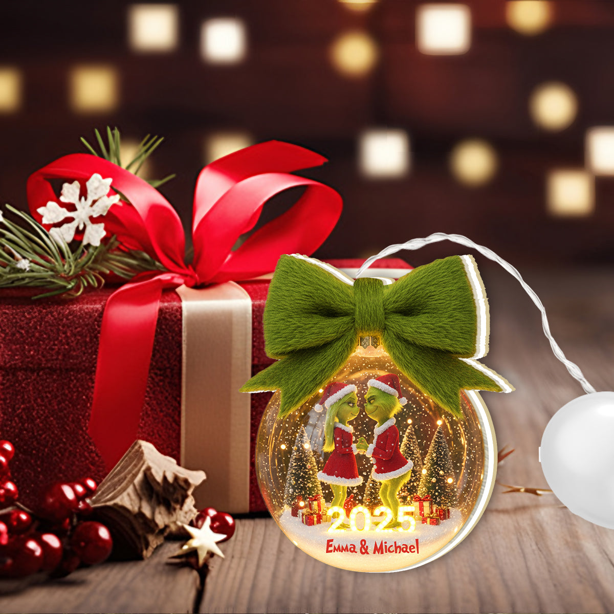 „Du und ich, wir schaffen das“ – Personalisierte Stola mit LED-Lichterkette