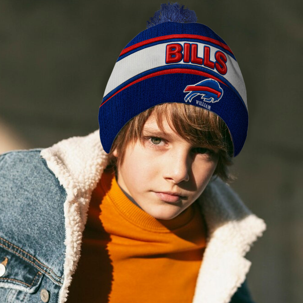 Buffalo Footbal Team - Personalized American Football Beanie Hat