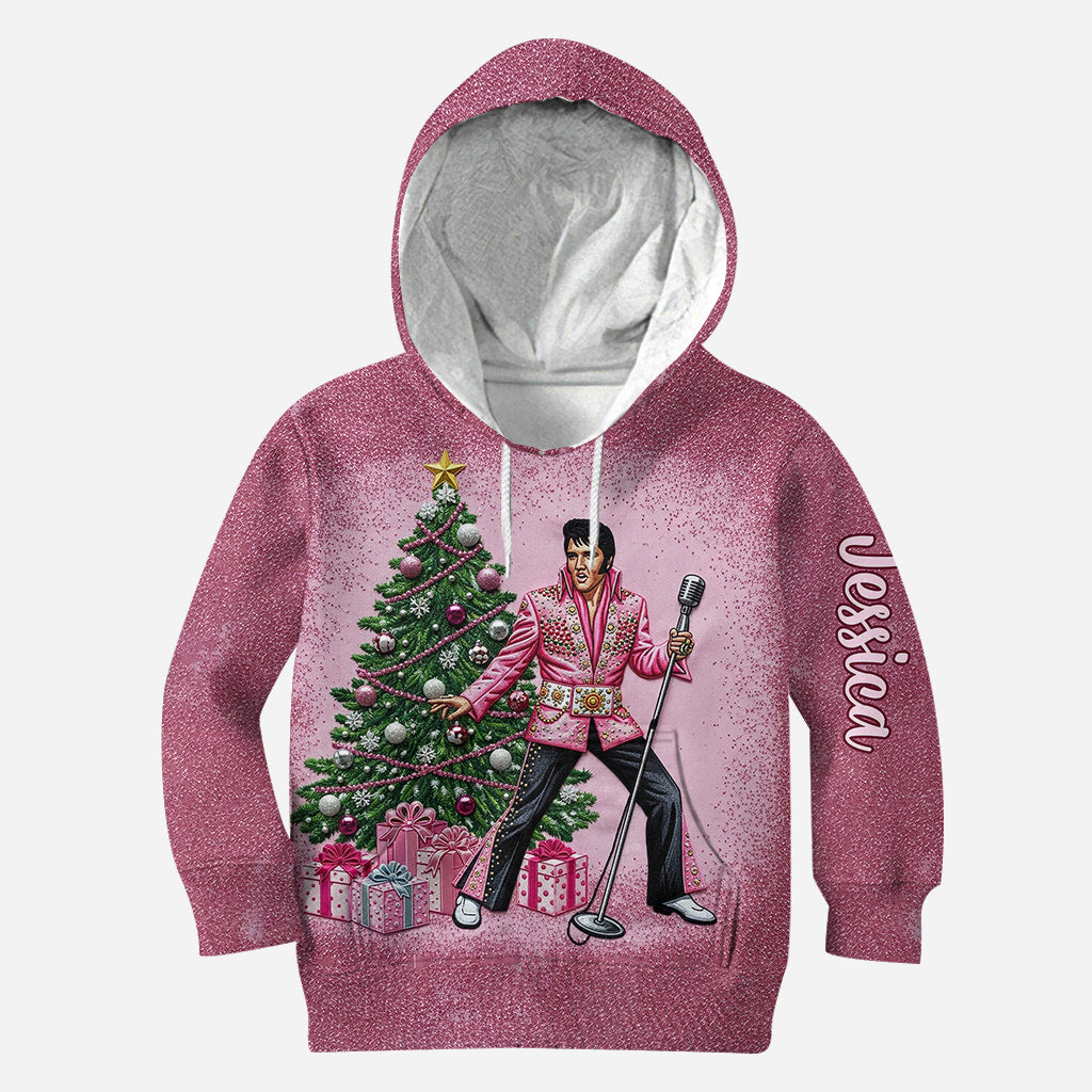 Magic Pink - Personalized King of Rock and Roll Hoodie and Leggings