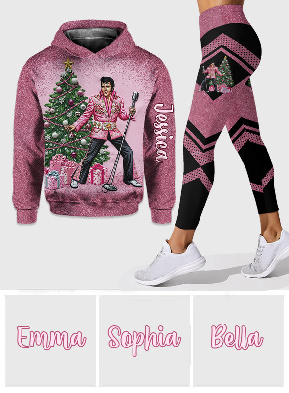 Magic Pink - Personalized King of Rock and Roll Hoodie and Leggings