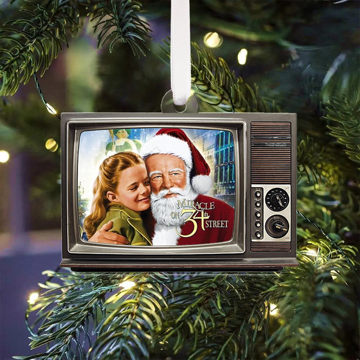 Weihnachtsfilm-Adventskalender – Personalisierter, gefalteter Weihnachts-Adventskalender mit Ornamenten