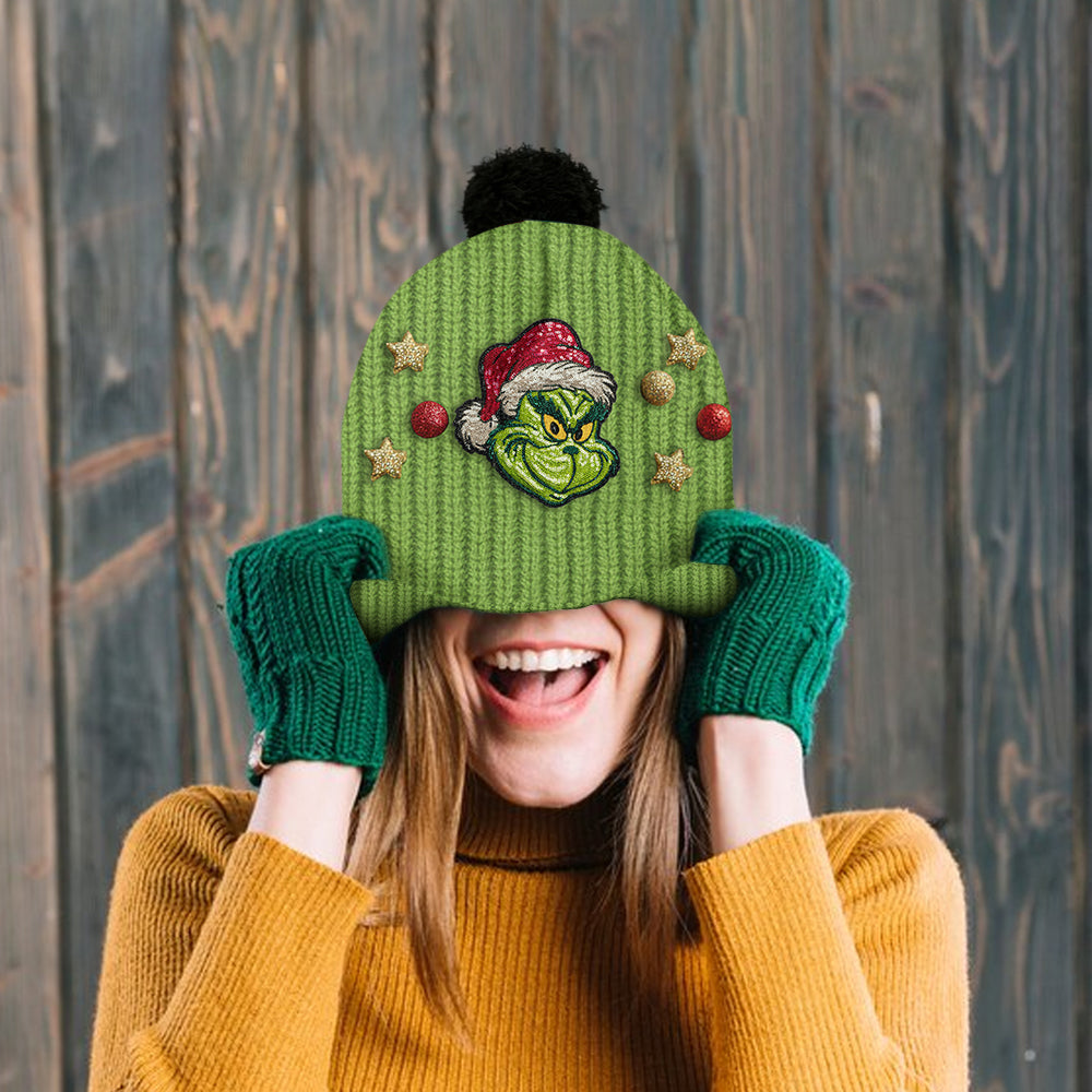 Ew People - Personalisierte Weihnachtsmütze mit Stola