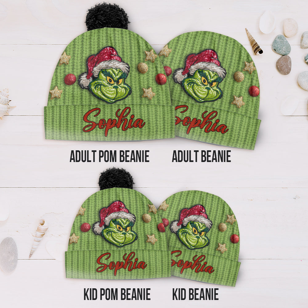 Ew People - Personalisierte Weihnachtsmütze mit Stola