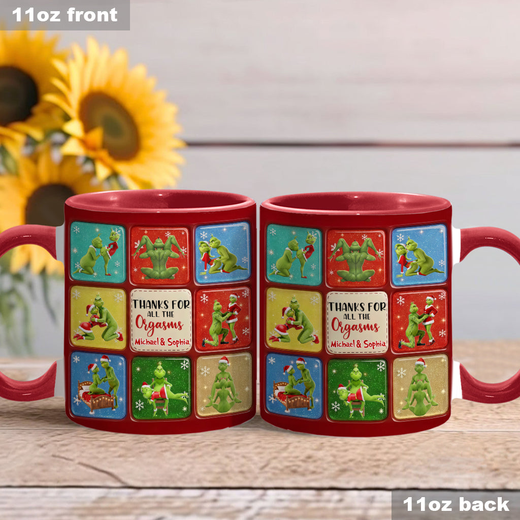 Merry Grinchmas - Personalized Stole Christmas Accent Mug