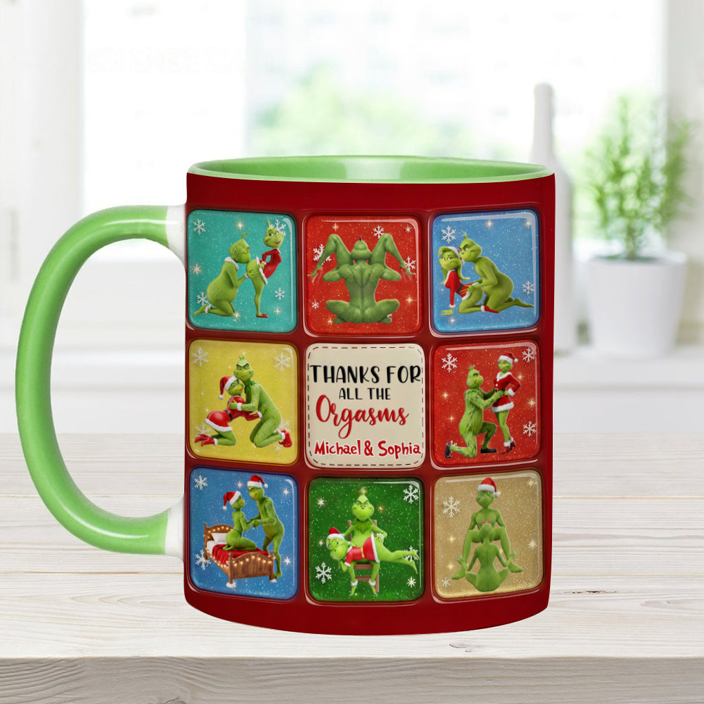 Merry Grinchmas - Personalized Stole Christmas Accent Mug