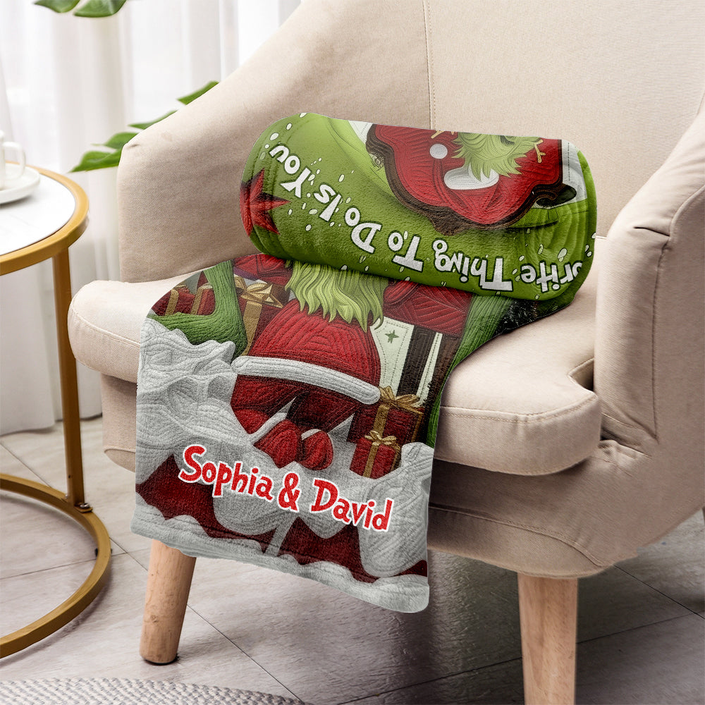 Lustiges Monster-Pärchen – Personalisierte Pärchendecke
