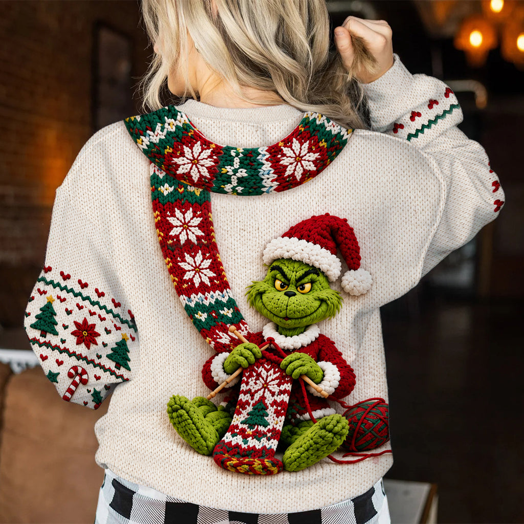 Merry Christmas - Personalized Stole Christmas Ugly Sweater