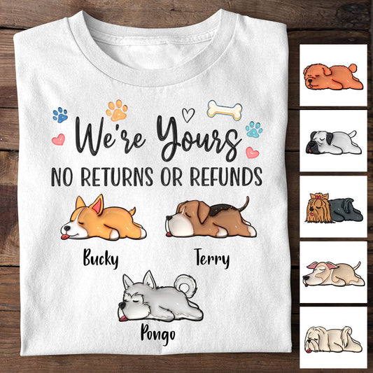 Wir gehören dir – Personalisiertes Hunde-T-Shirt und Hoodie