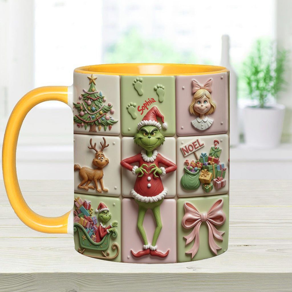 Joyeux Noël - Mug personnalisé avec étole de Noël
