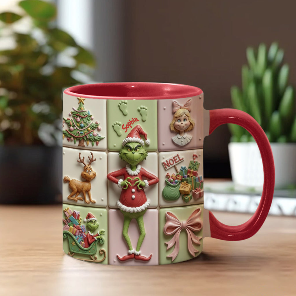 Joyeux Noël - Mug personnalisé avec étole de Noël