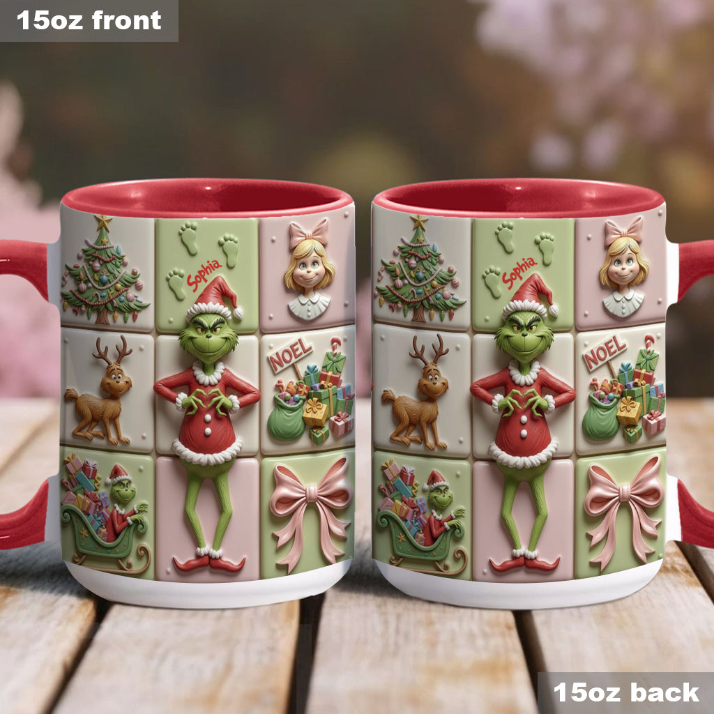 Joyeux Noël - Mug personnalisé avec étole de Noël