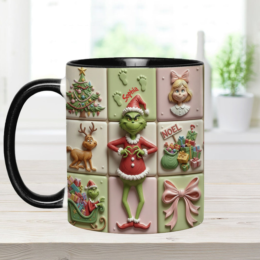 Joyeux Noël - Mug personnalisé avec étole de Noël