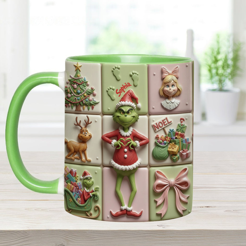 Joyeux Noël - Mug personnalisé avec étole de Noël
