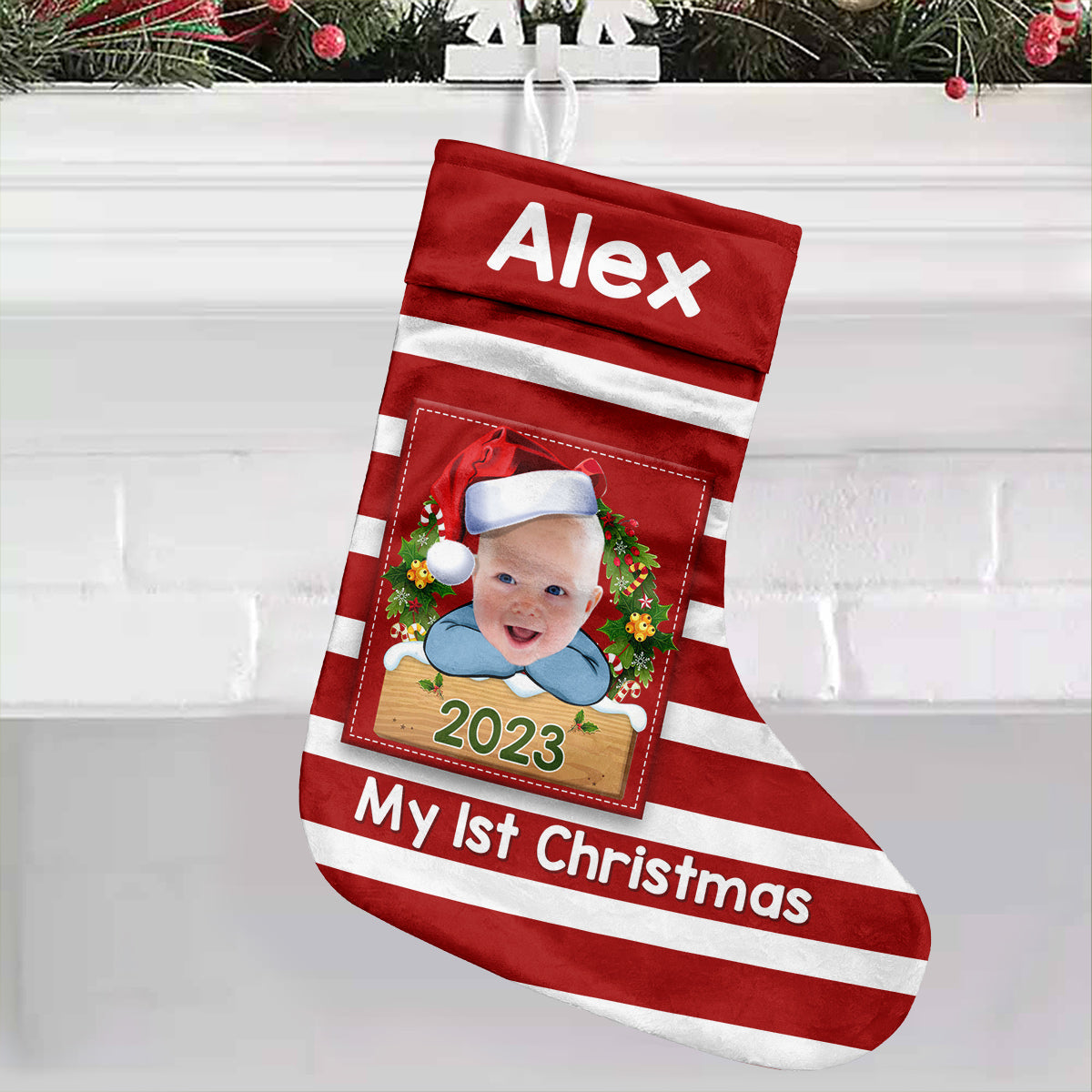 Mein erstes Weihnachten – personalisierte Weihnachtsstrümpfe für die Familie