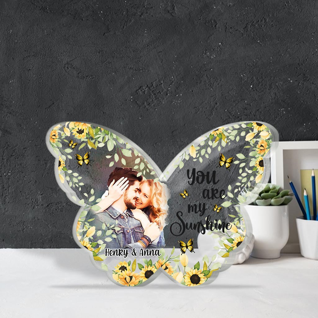 Tu es mon rayon de soleil - Plaque acrylique personnalisée pour maman