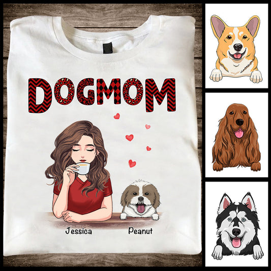 Hundemama – Personalisiertes Muttertags-T-Shirt und Hoodie für Hundeliebhaber