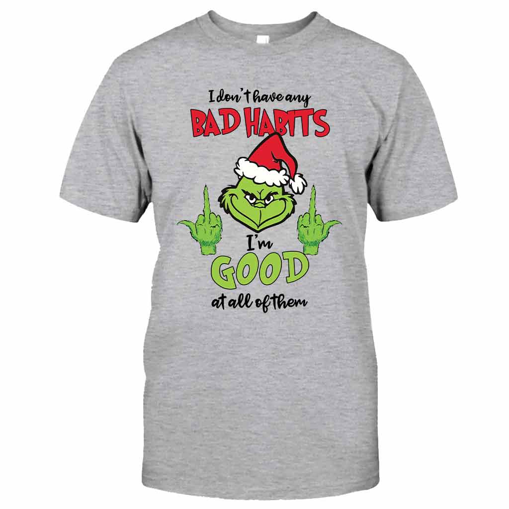 Ich habe keine schlechten Angewohnheiten – Weihnachts-T-Shirt und Hoodie