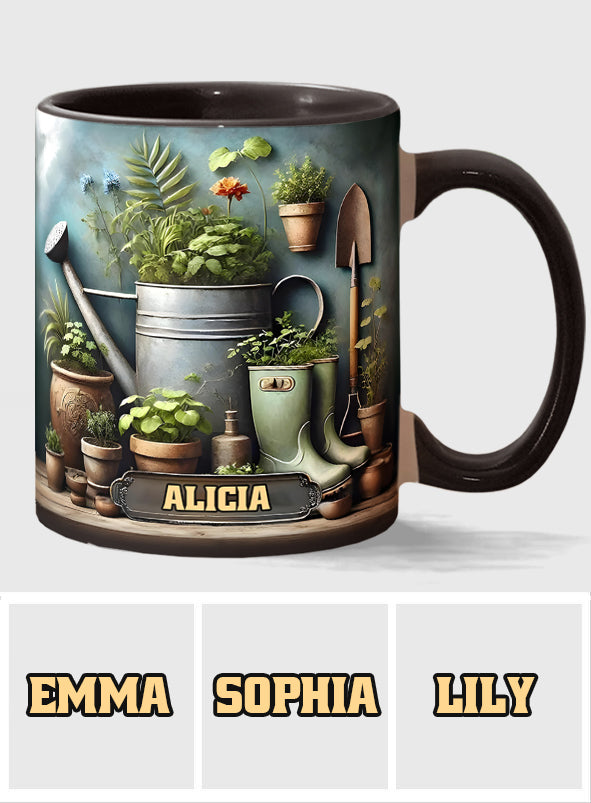 Green Garden – Personalisierte Garten-Akzent-Tasse
